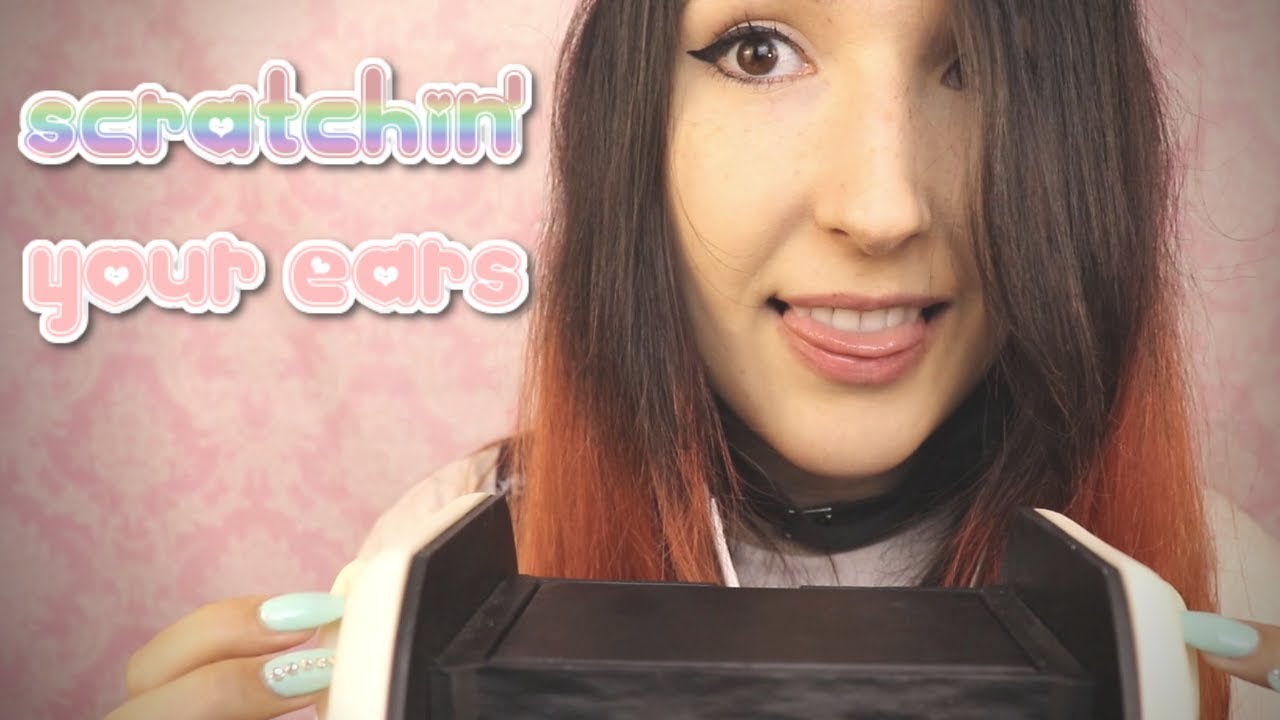 ASMR - EAR SCRITCHIN' ~ Long Nail Scratching Over Silicone Ears | Whispers & Ear Tapping ~