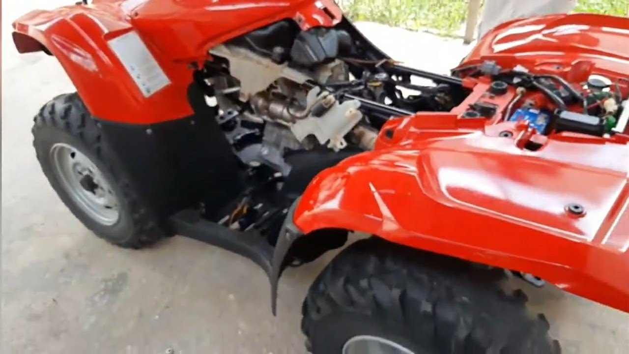 Quadriciculo honda fourtrax 420 limpeza de bico injetor