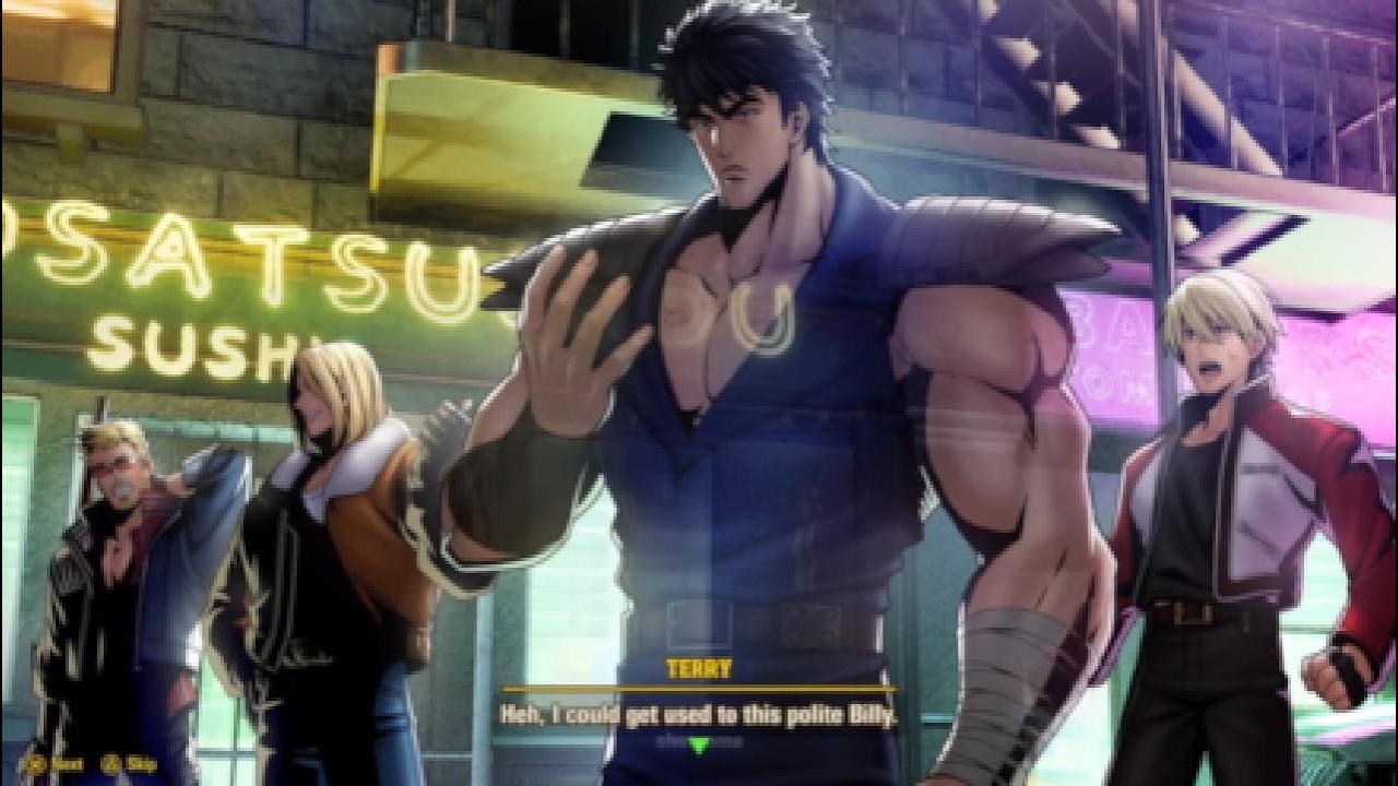 FATAL FURY: CotW Kenshiro EOST cutscenes