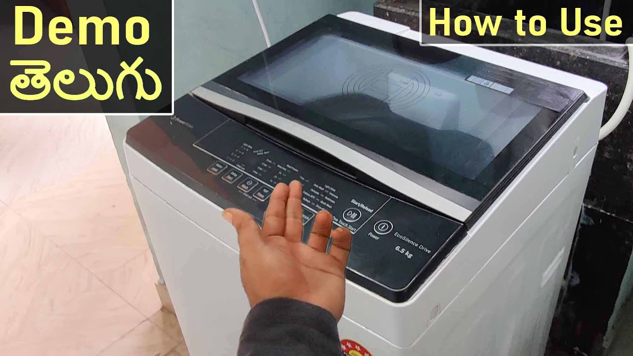 Bosch Top Load Washing Machine Demo In Telugu | How to use Bosch Top Load Washing Machine Review