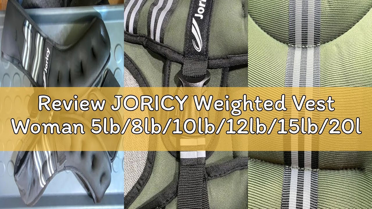 Review JORICY Weighted Vest Woman 5lb/8lb/10lb/12lb/15lb/20lb/25lb/30lb Weight Vest for Women Men, R
