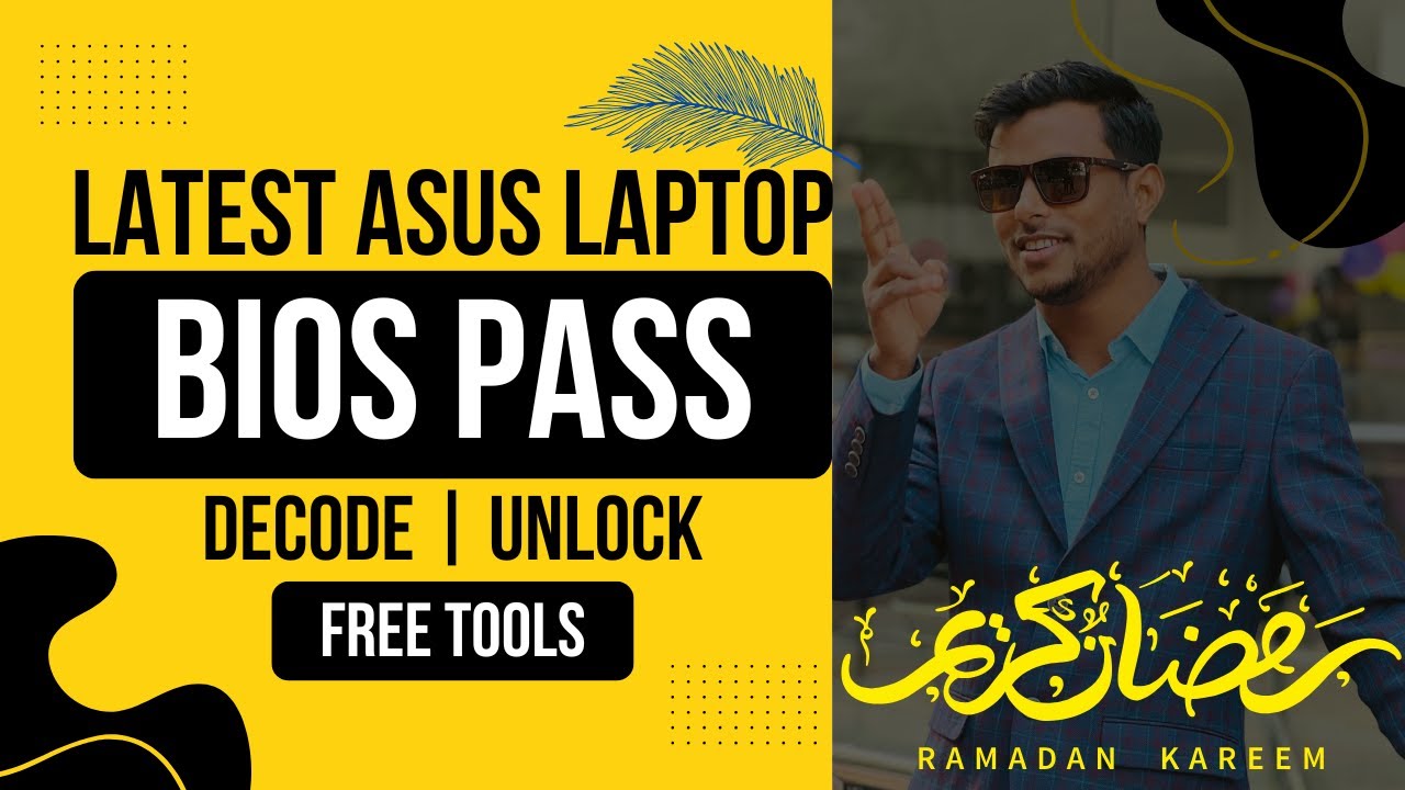 How To Decode Asus Latest Bios Password By Free Tools | Manual Edit Tricks