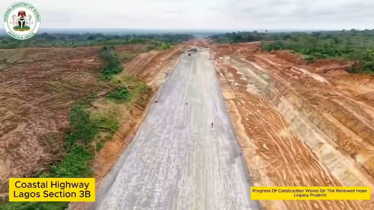 Massive Work is currently on sections 1, 2, 3A, and 3B of the 700km Lagos–Calabar Coastal Highway