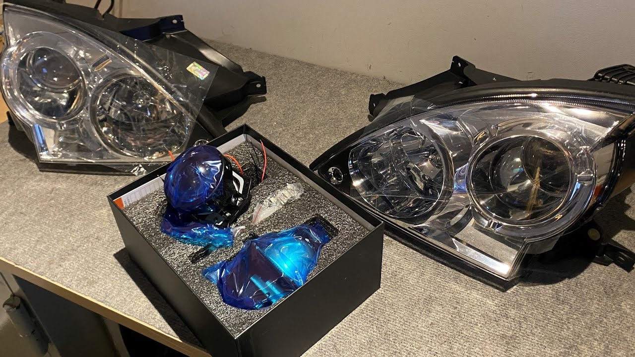 Hyundai Terracan - Установка Би-Лед модулей - Bi-LED Projector installation for Hyundai Terracan