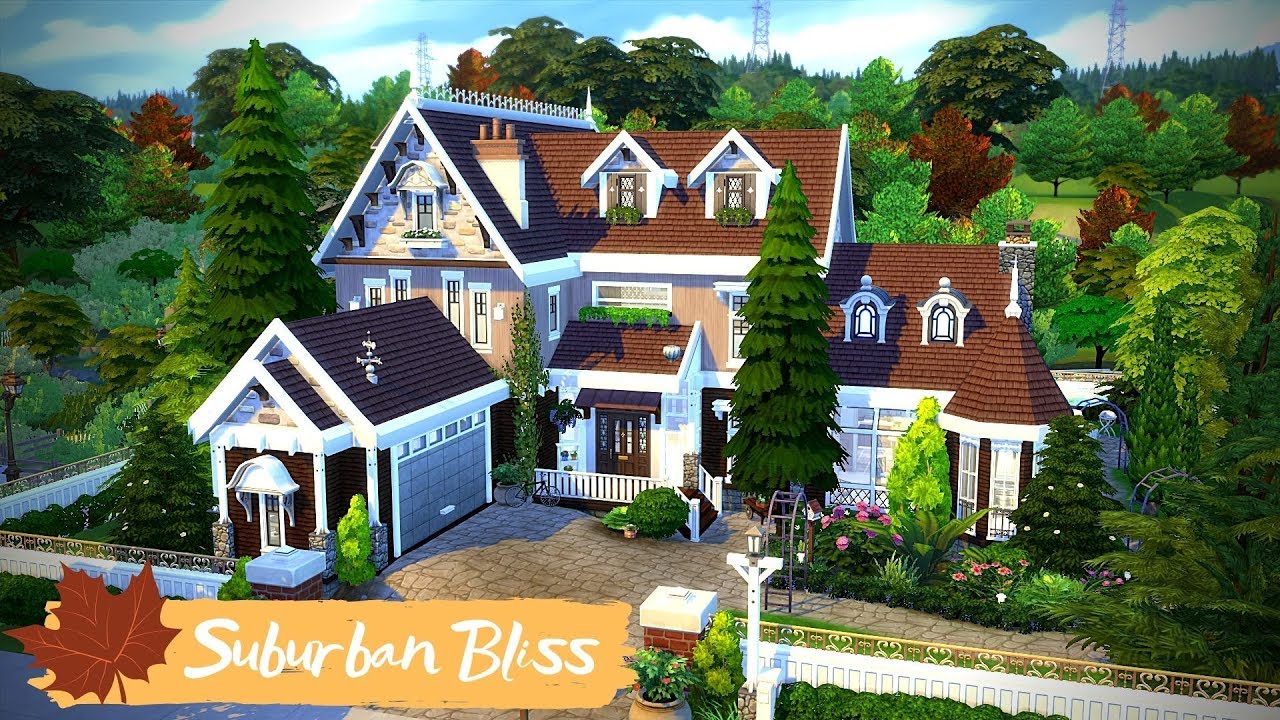 Suburban Bliss || Speed Build || The Sims 4