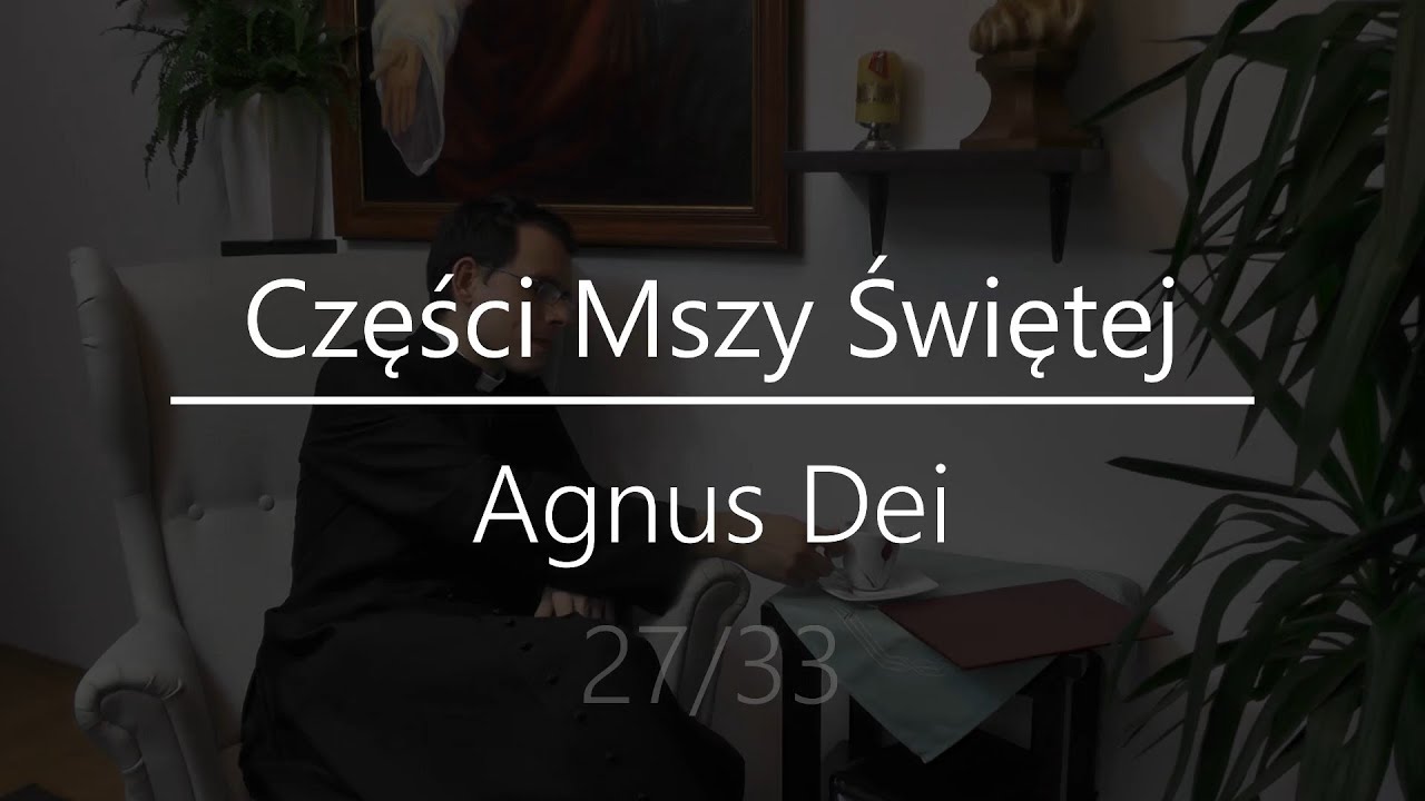 Opis części Mszy Świętej - Agnus Dei (27/33)