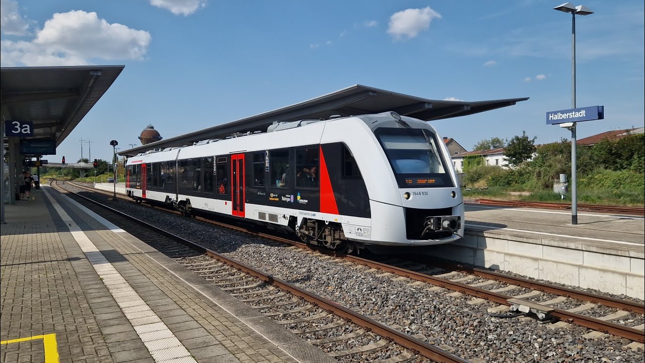 Abellio MD | Mitfahrt in der kompletten RB44 von Halberstadt bis Aschersleben in der BR 1648