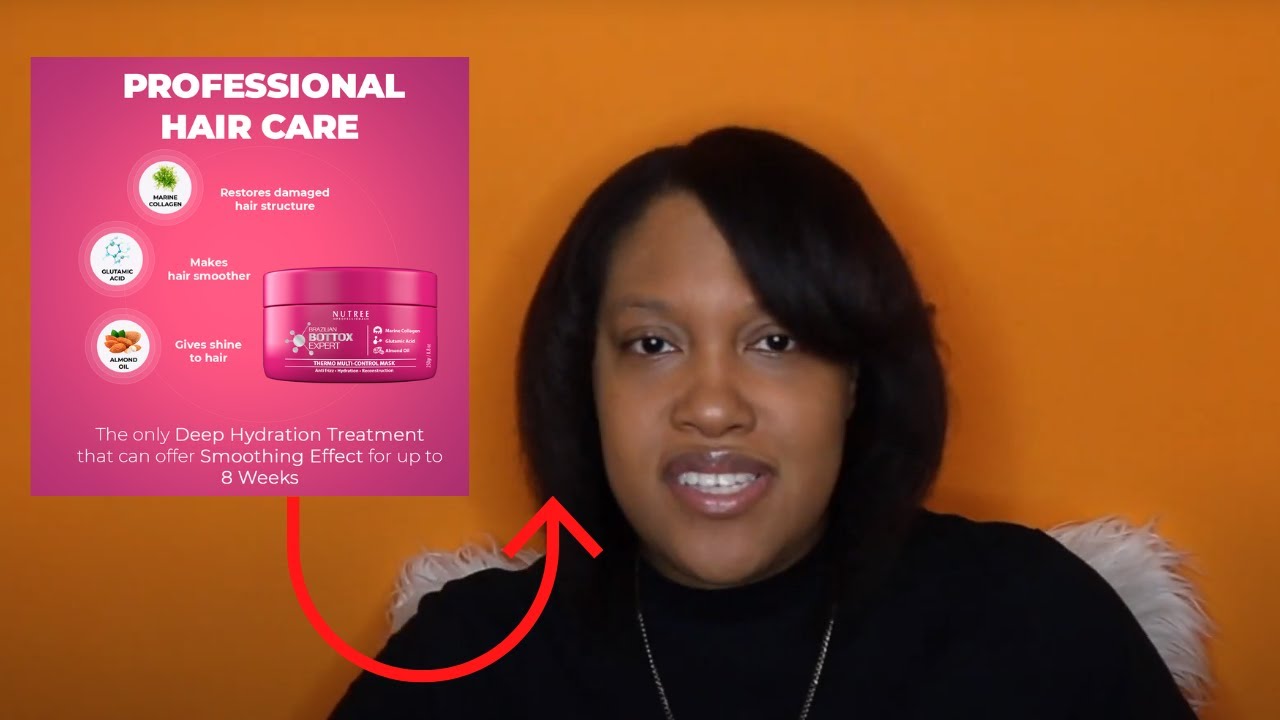 Nutree Hair Botox on Natural 4c Low Porosity Hair | How to Apply Hair Botox at home.