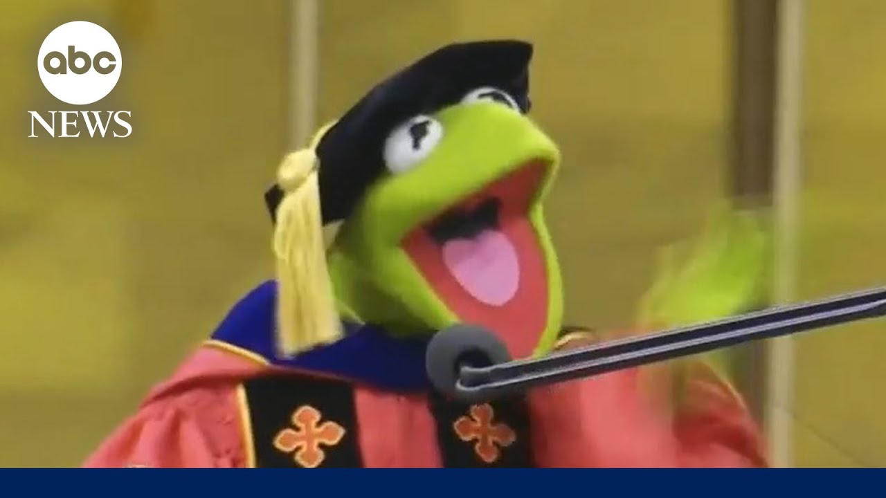 Kermit the Frog delivers commencement speech to University of Maryland graduates