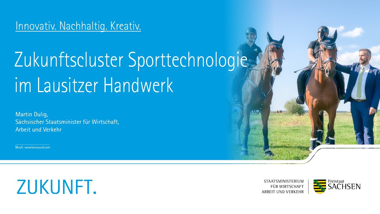 💡 🏇 🏊&zwj;♀️ Zukunftscluster Sporttechnologie im Lausitzer Handwerk