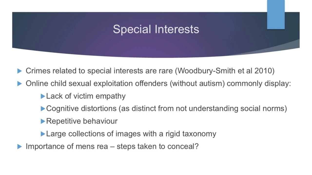Forensic Aspects of Autism and Intellectual Disability – Dr Jana de Villiers