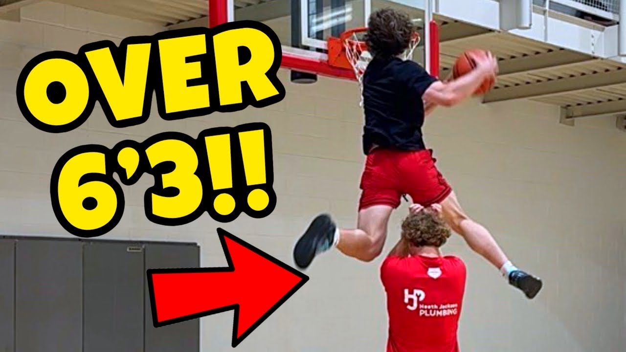 DUNKING OVER 6’3?! 6ft Pro Dunker Travis Reynolds SHUTS DOWN Local YMCA 