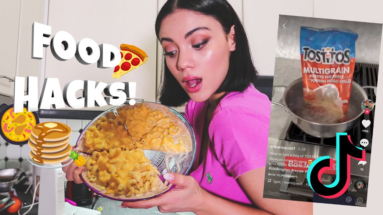 5 TIK TOK FOOD HACKS | Anna Amanatidou