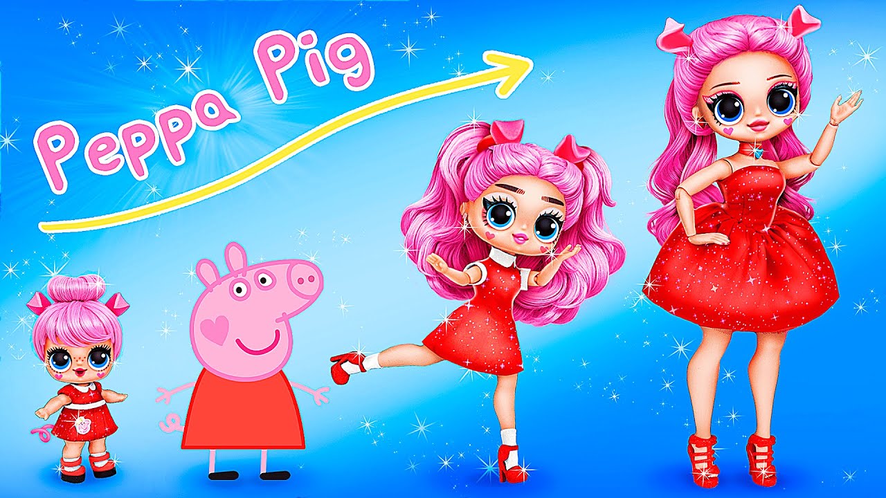 Peppa Pig Grandit ! DIY LOL OMG & Crafts Pour Poup&eacute;es