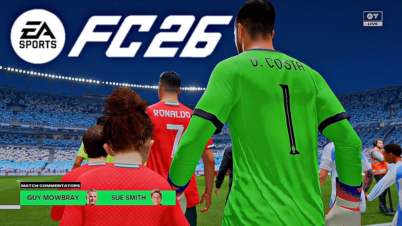 EA FC 26 - Portugal🇵🇹 vs Argentina🇦🇷 | Friendly Match | PS5 Gameplay | 4K60FPS | Ft. Ronaldo, Messi