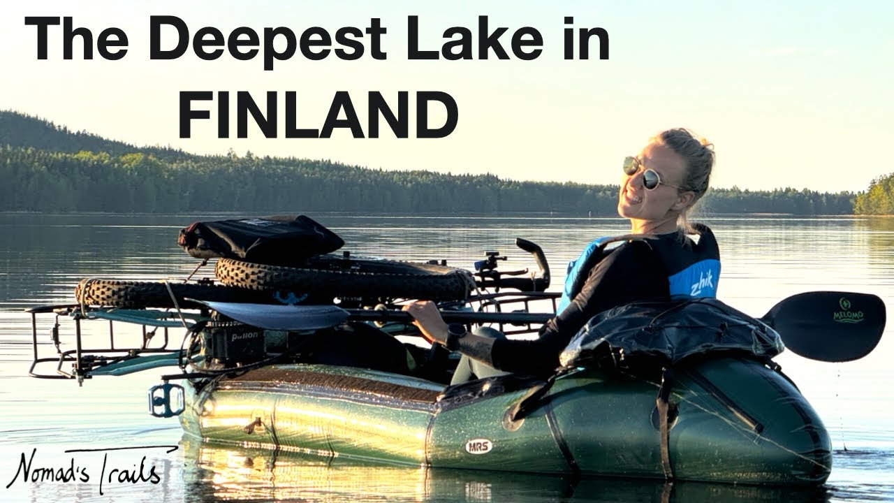 5 Day Packrafting in FINLAND - Sleeping in Hot tent- 3 Nights in island
