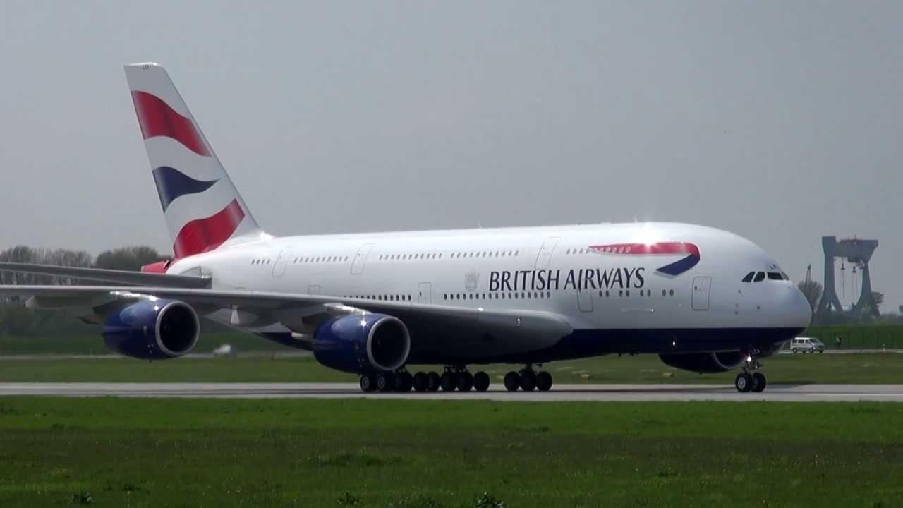 First British Airways Airbus A380 ( G-XLEA )Rejected Take off ( RTO )
