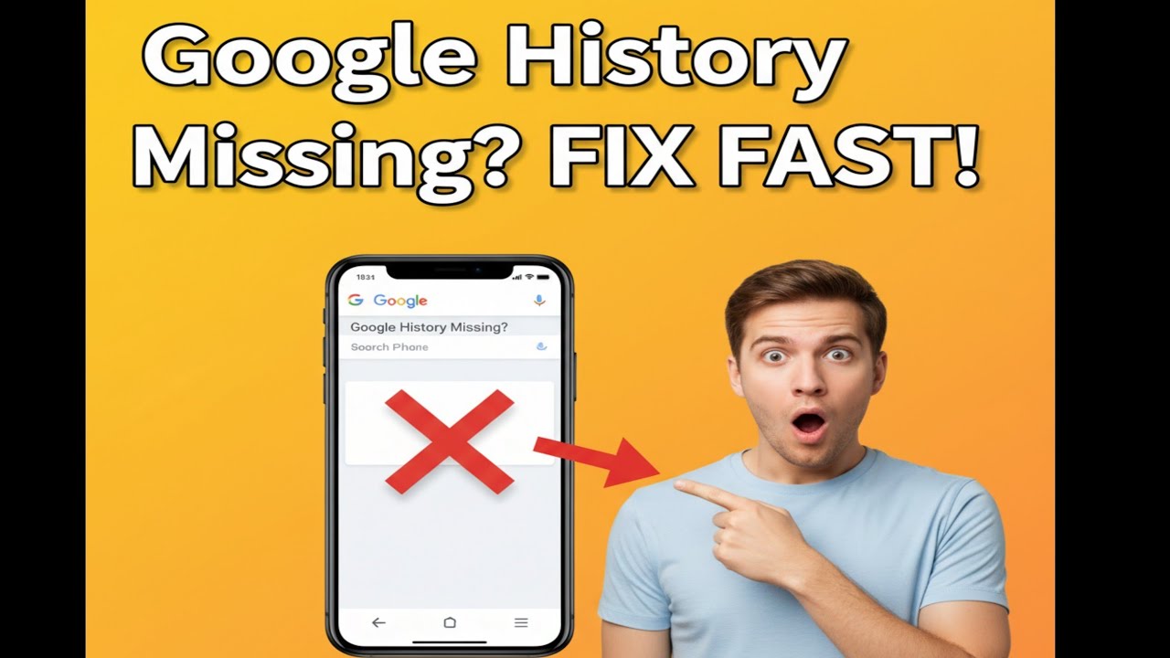 How to fix Google search history not showing problem 2025