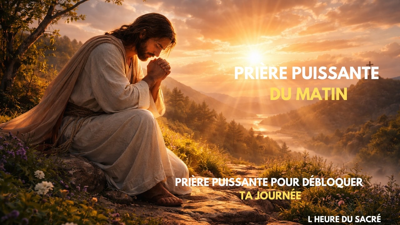 Prière puissante du matin pour débloquer ta journée