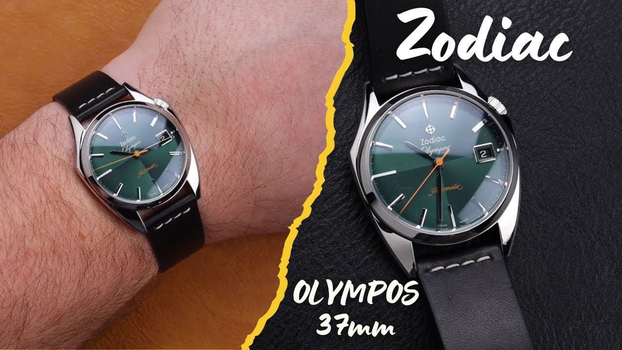 $995! Zodiac Olympos - Green Dial!