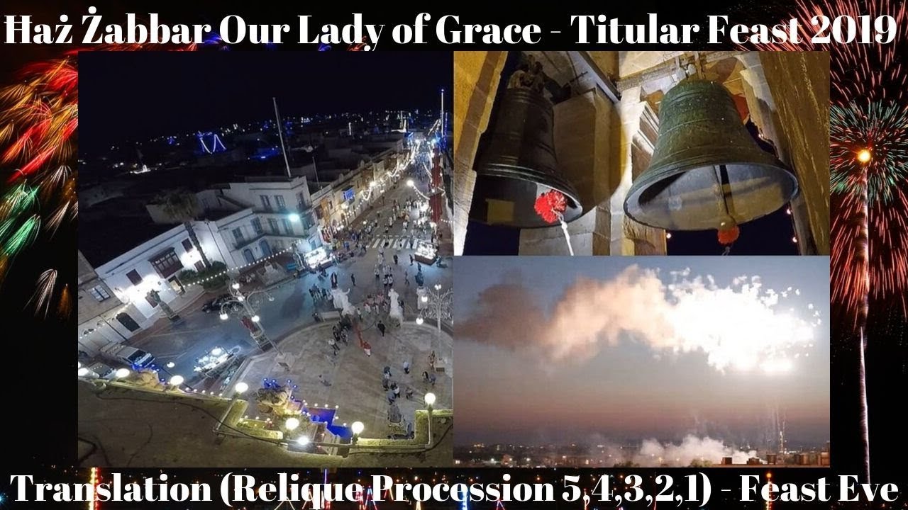 Translazzjoni (5,4,3,2,1) - Ħaż Żabbar Madonna tal-Grazzja - Festa Titulari - 5 Qniepen