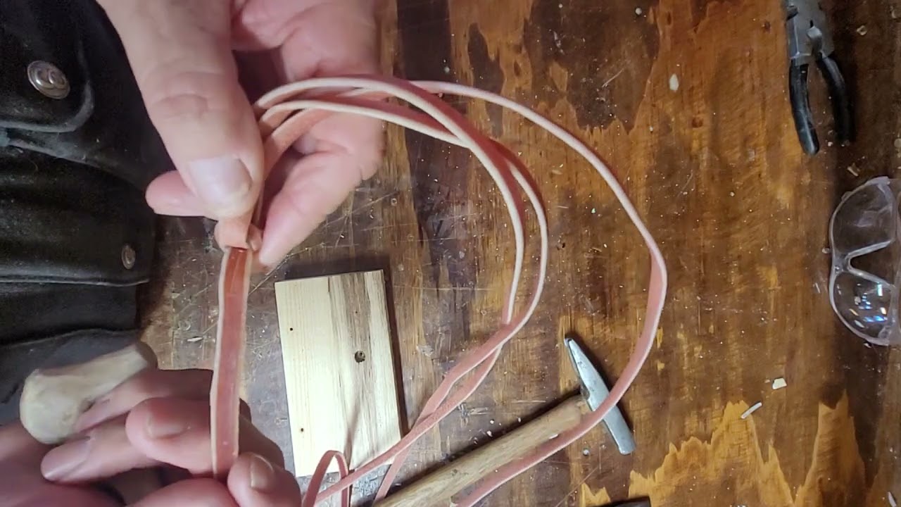 Making a Rawhide hondo .Part 1