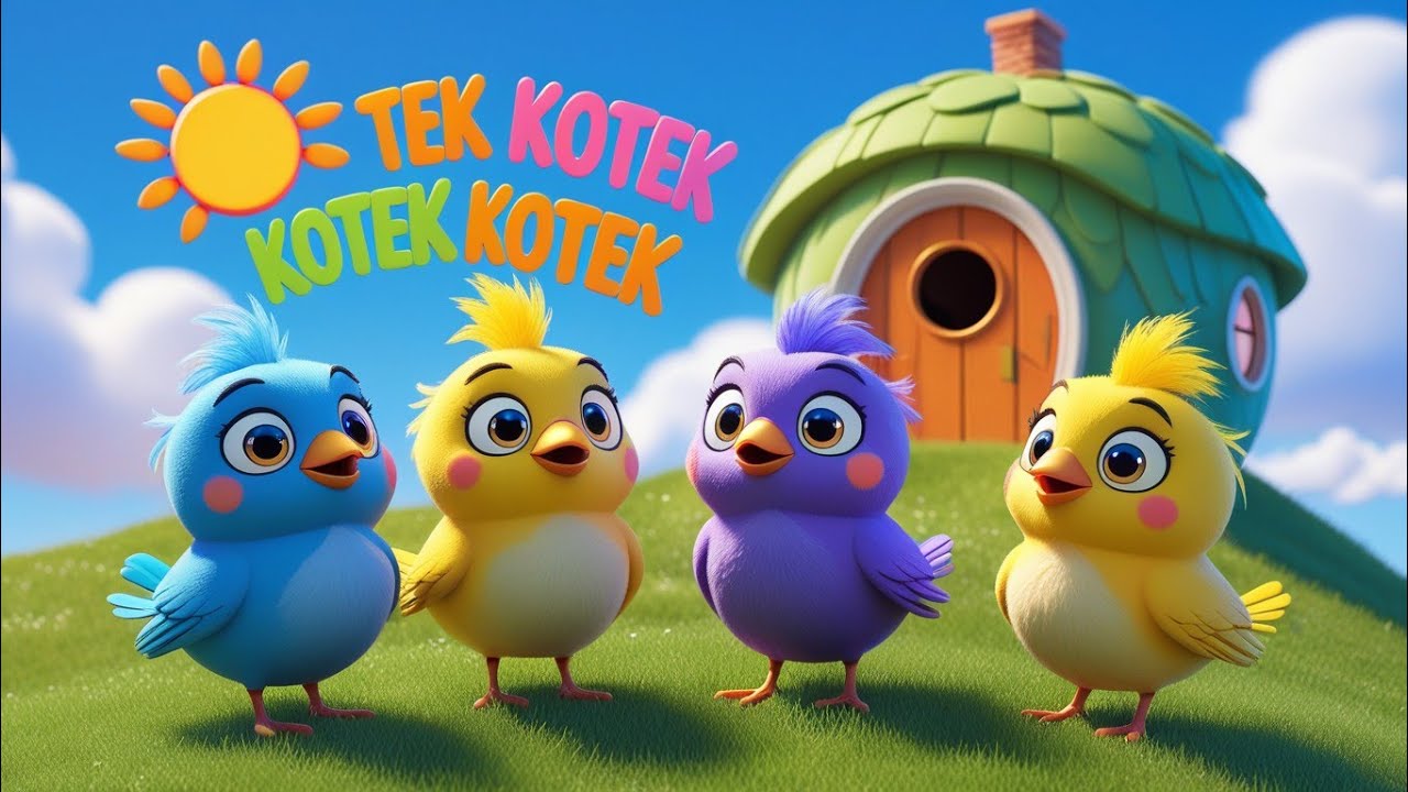 Tek Kotek Kotek Anak Ayam BerKotek | Lagu Anak Tradisional | Kids Songs | FamilyKids