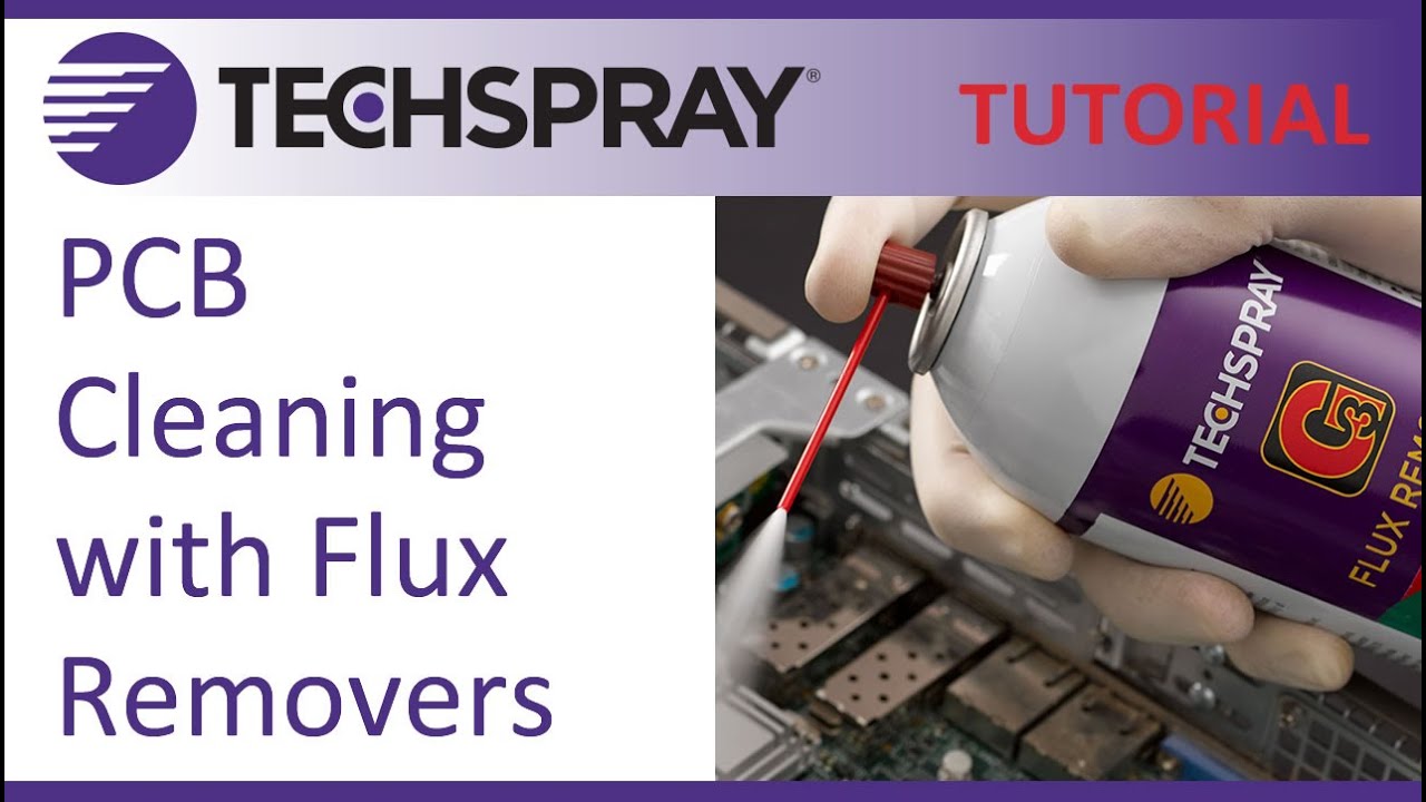 How to use Techspray Flux Remover