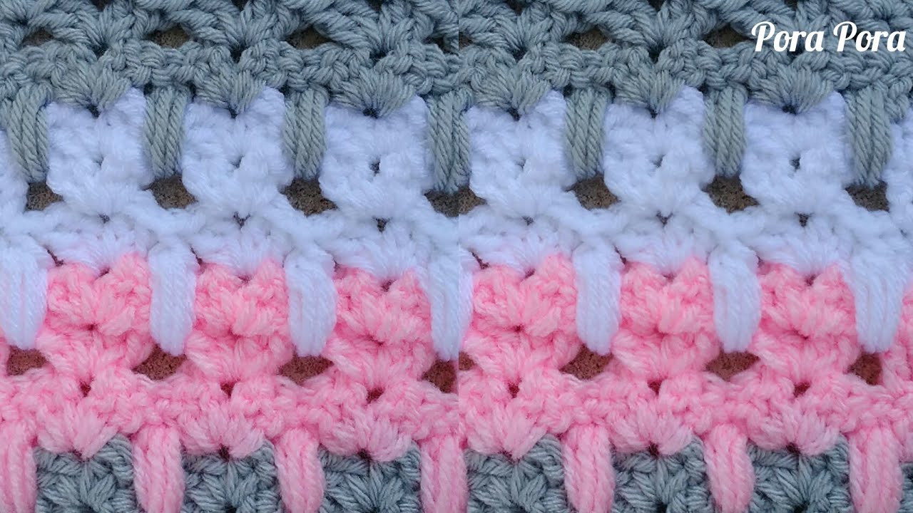 How To Crochet Cat Stitch I Kittens In A Row Crochet Pattern I Crochet Stitches For Blankets