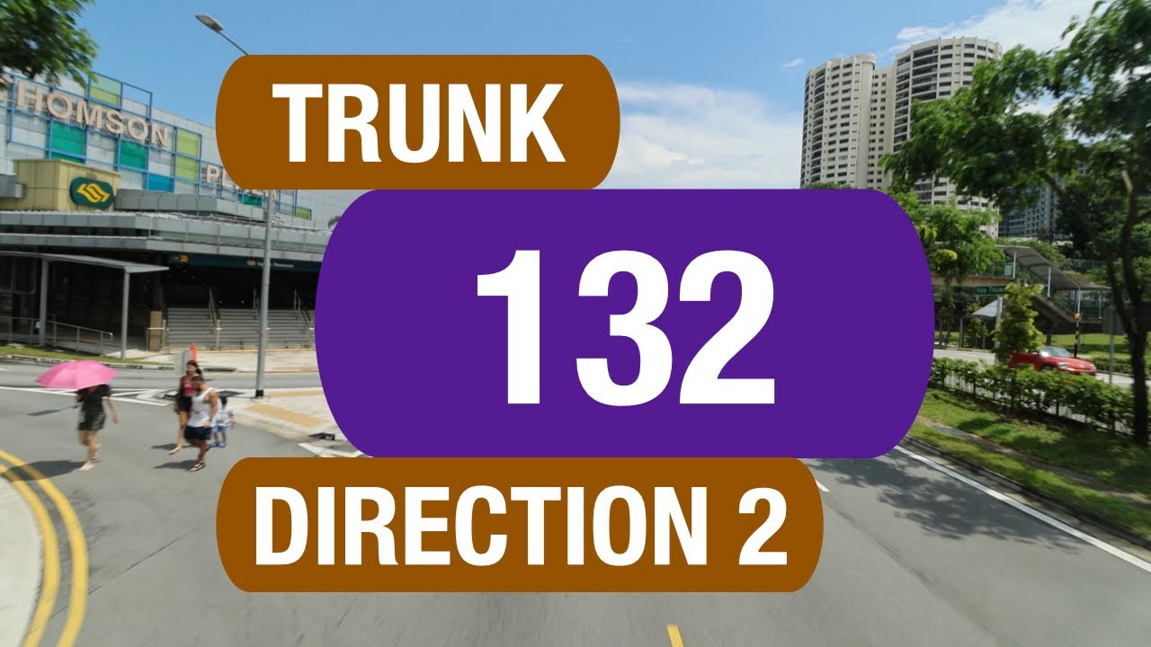 SBS Transit Trunk 132 (Direction 2) | Bus Service Route Visual