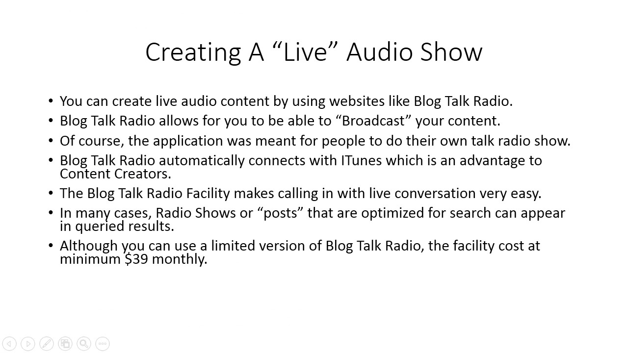 How To Create A Live Audio Show Using Blog Talk Radio