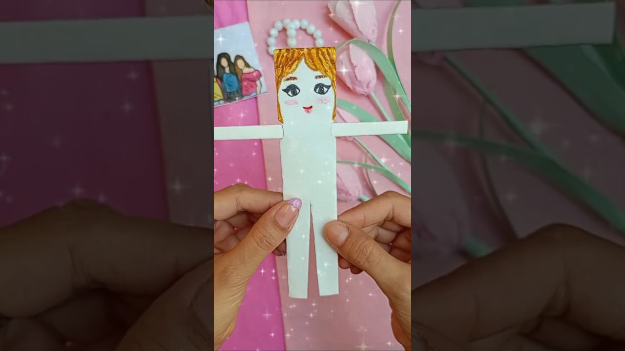 How to make paper Dolls🩷#shorts#doll#papercraft#barbiedoll#diydolls#paperdoll#barbielovers #diy