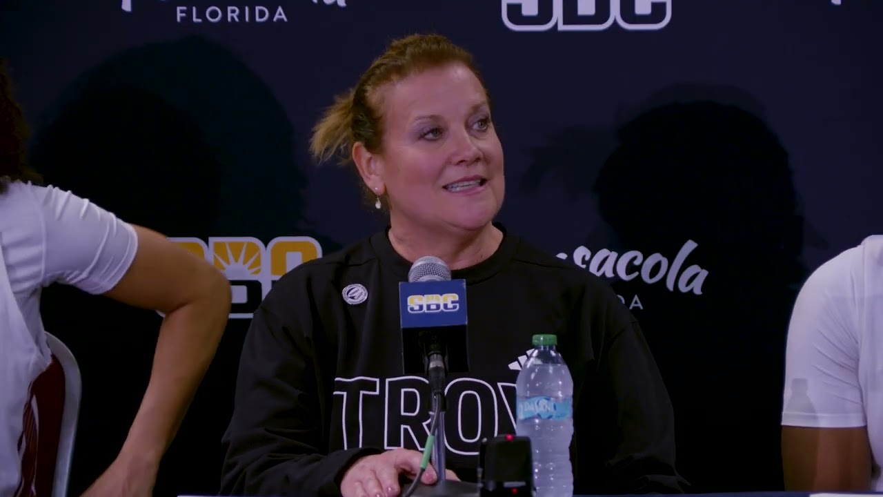 SBC Semifinal Postgame Press Conference (Chanda Rigby, Zay Dyer, Fortuna Ngnawo) - Arkansas State