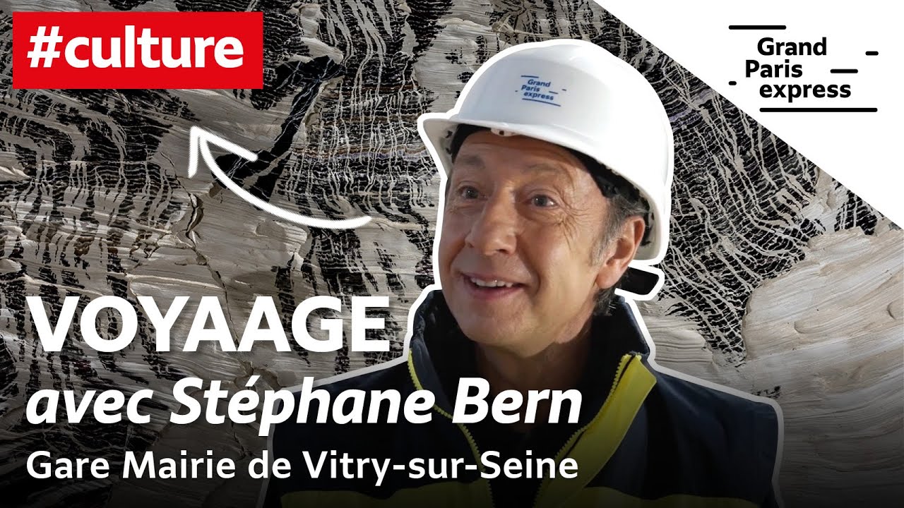 Voyaage en gare Mairie de Vitry-sur-Seine x Stéphane Bern
