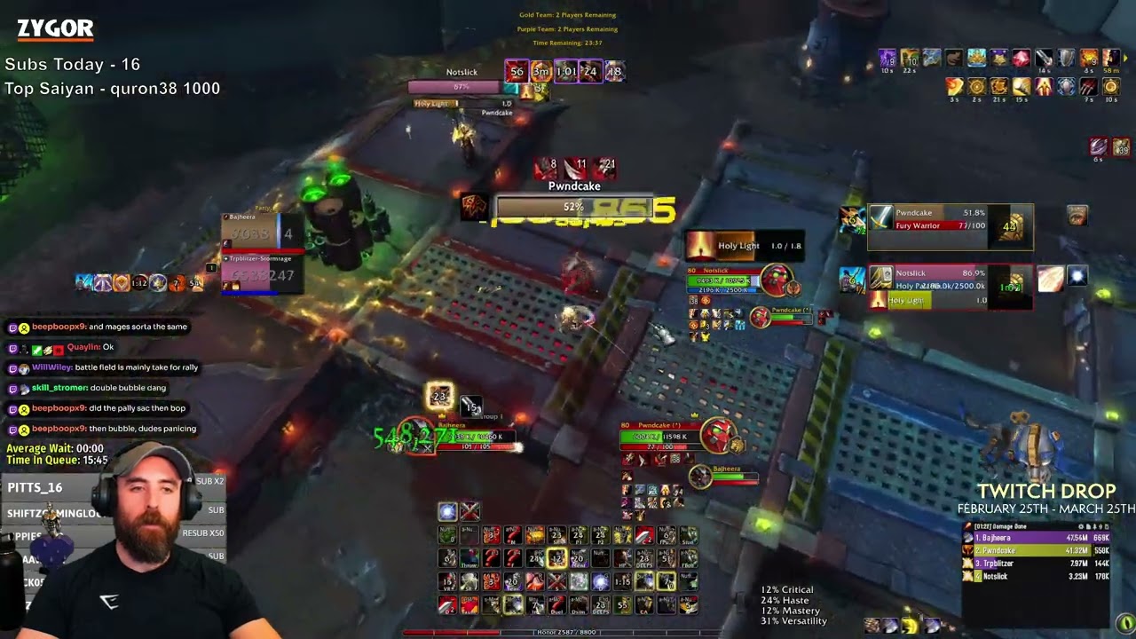 2200+ Colossus Arms Warrior 2v2 Arena (S2 Begins!) - WoW: The War Within 11.1 PvP