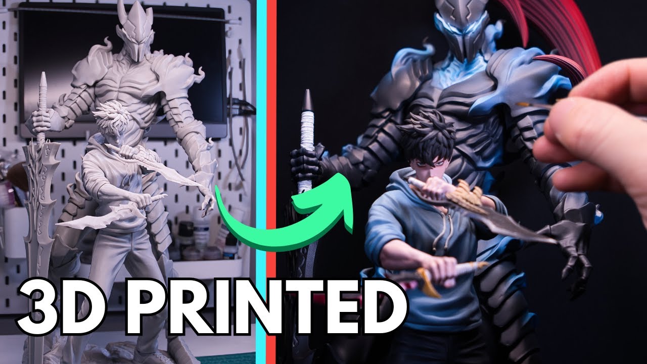 Как напечатать на 3D-принтере аниме-фигурки с униформой GKTwo | Прокачка в одиночку