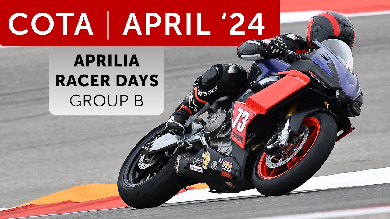 Aprilia Racer Days 2024, COTA — B Group — RS660 - Complete Session