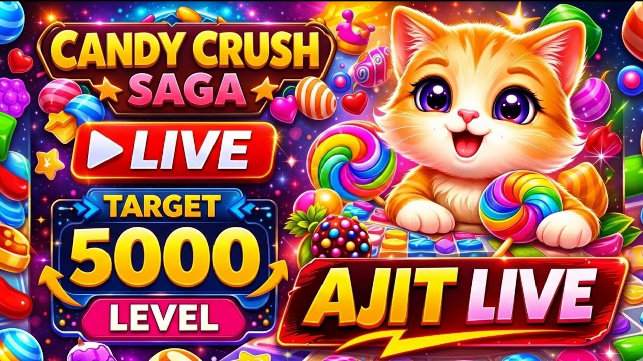 🔴 LIVE – Candy Crush Saga | New Levels Update 🚀