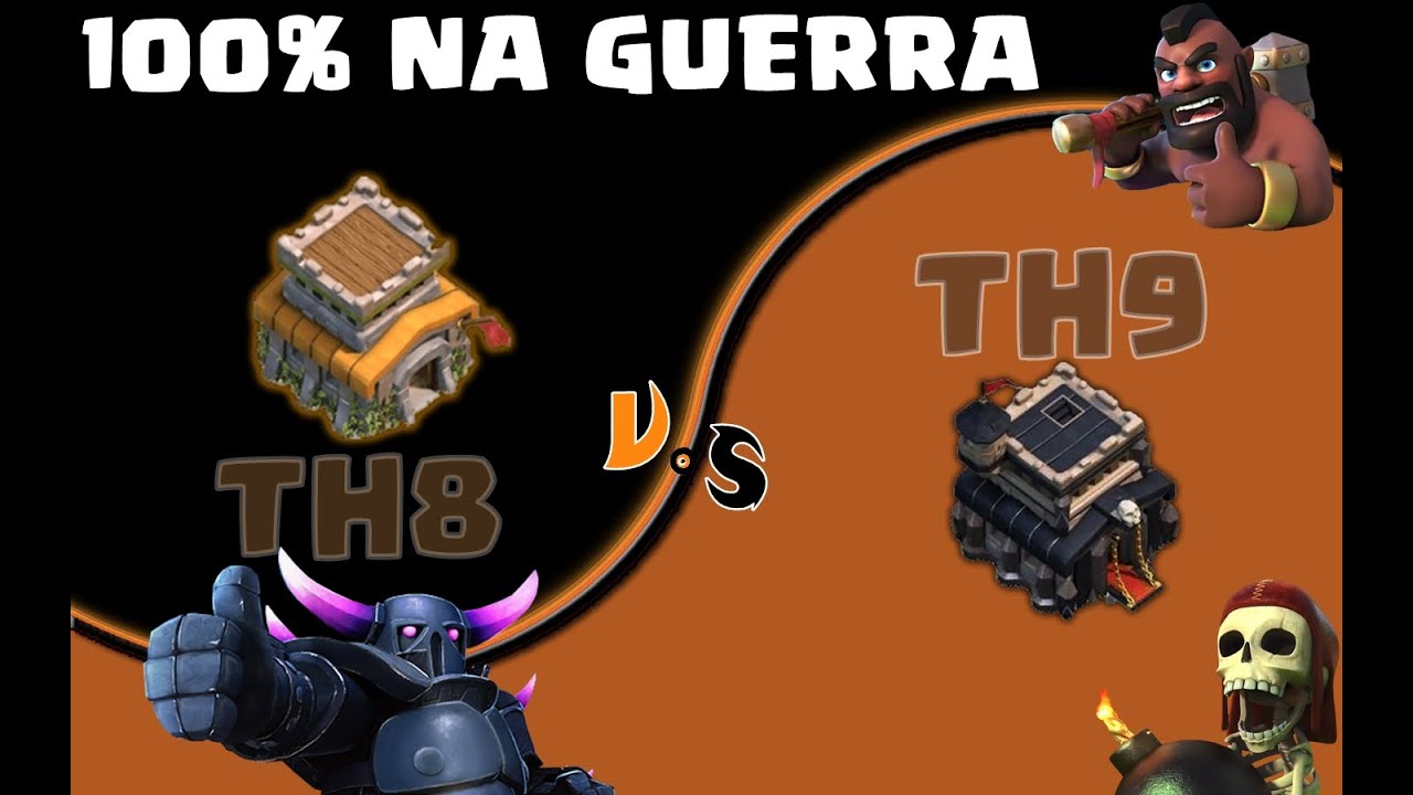Clash of Clans | Cvs8 Vs Cvs9 / Th8 Vs Th9