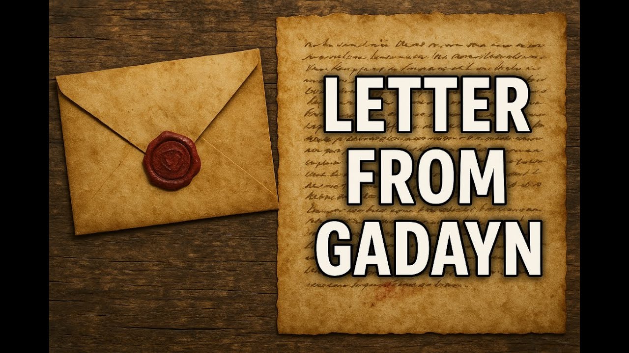 Letter from Gadayn