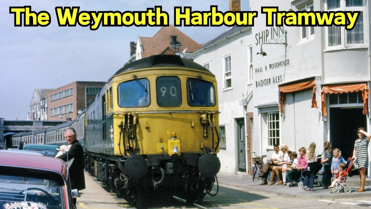 Минувшие дни — трамвайная линия Weymouth Harbour (также известная как Quay Branch или Harbour Lin...