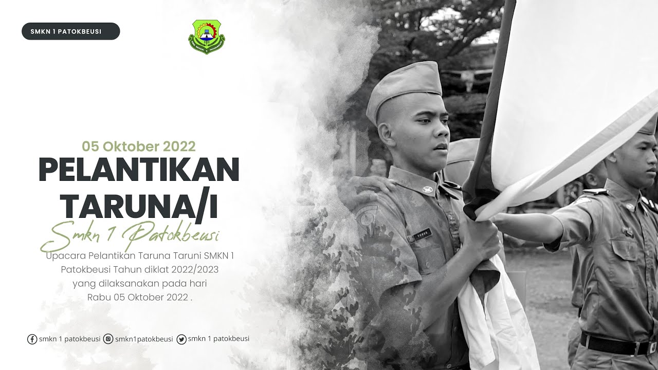 Pelantikan Taruna/i SMKN 1 Patokbeusi 2022