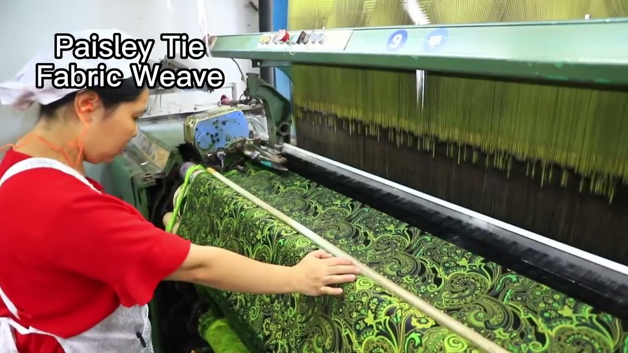 How dose computer jacquard weaving machine works