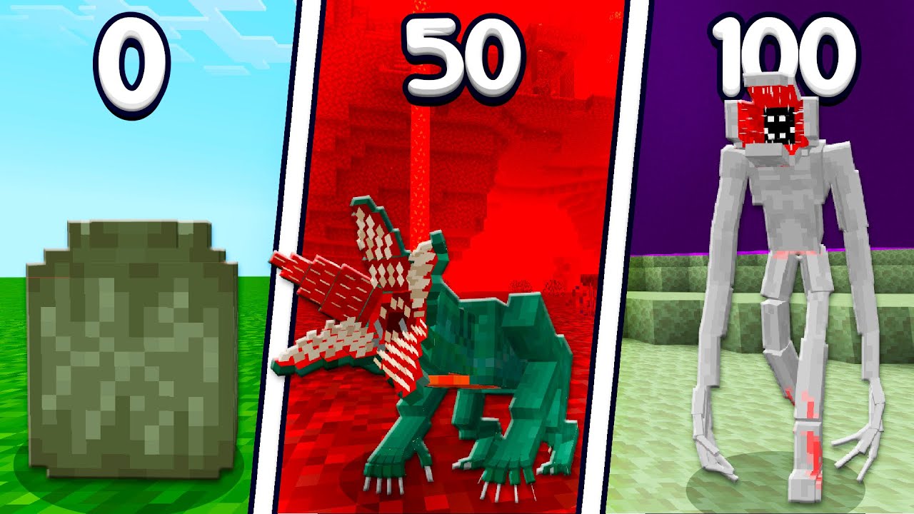 EVOLUÇÃO DO DEMOGORGON NO MINECRAFT