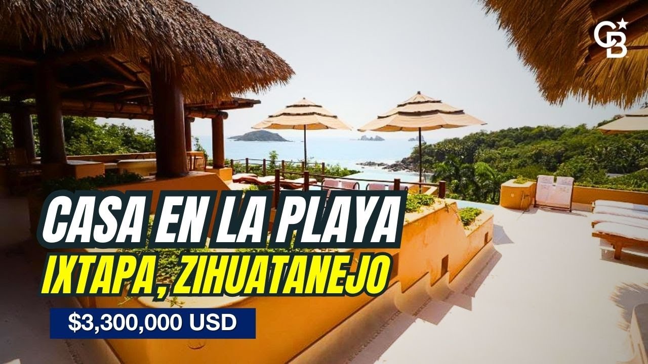 En venta Casa en Ixtapa Zihuatanejo en la playa