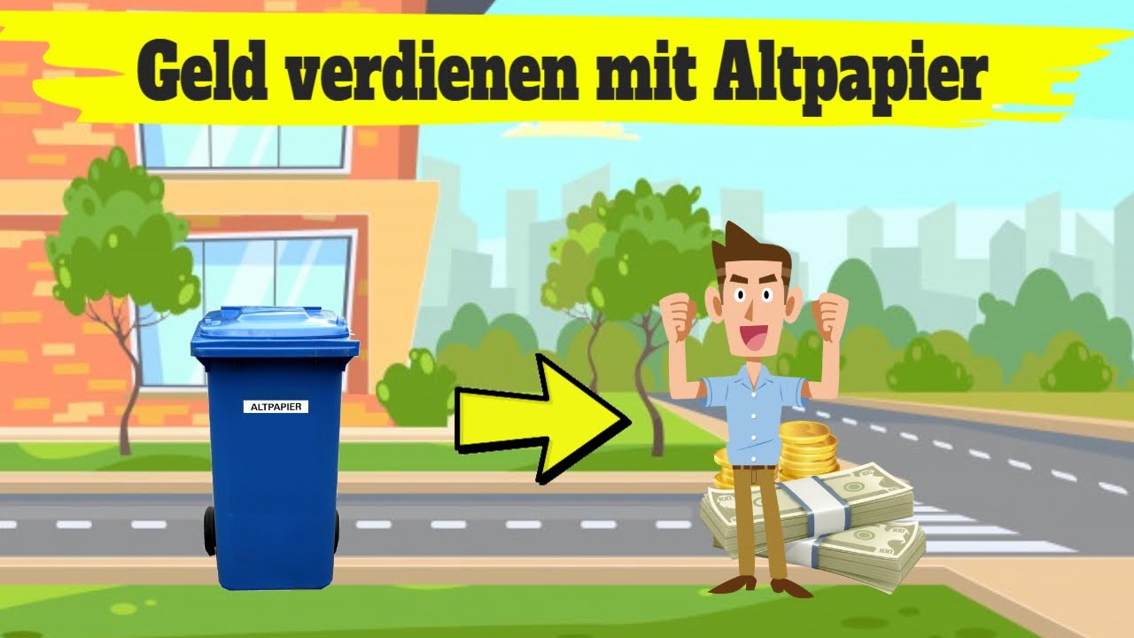 GELD VERDIENEN MIT ALTPAPIER 🤑💰