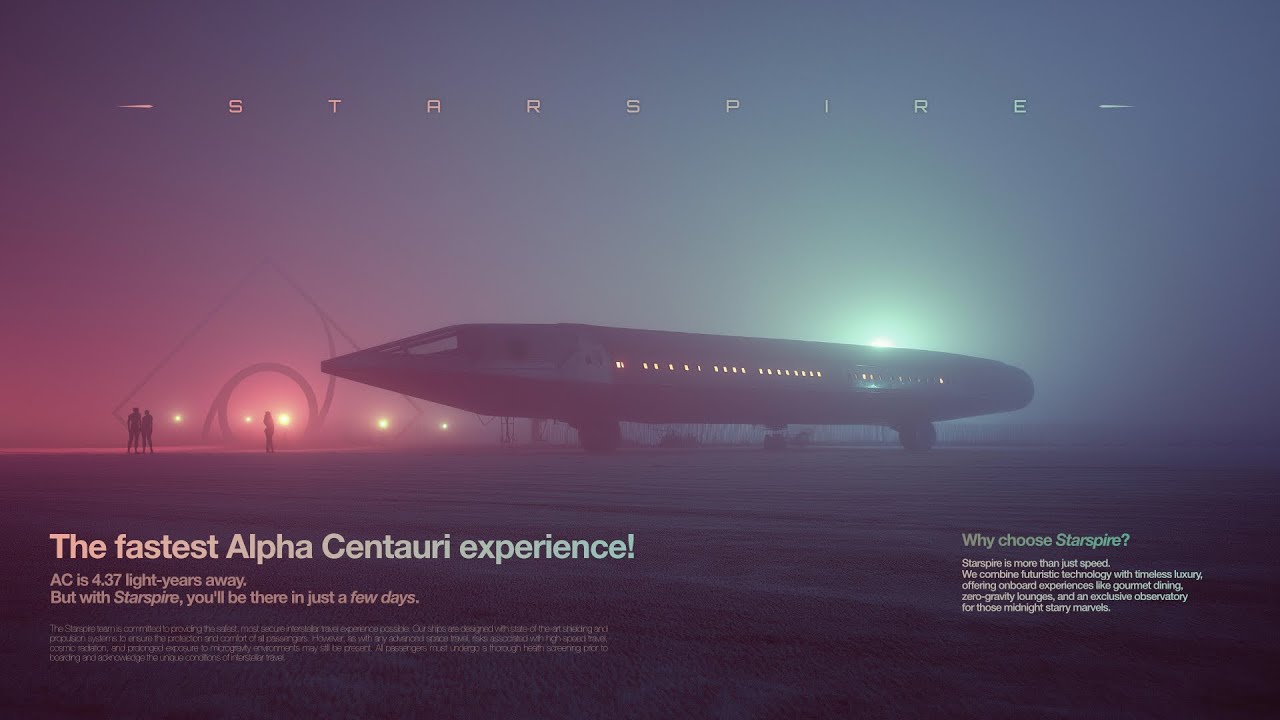 Starspire Cruiser | space sci-fi ambient for interstellar travel