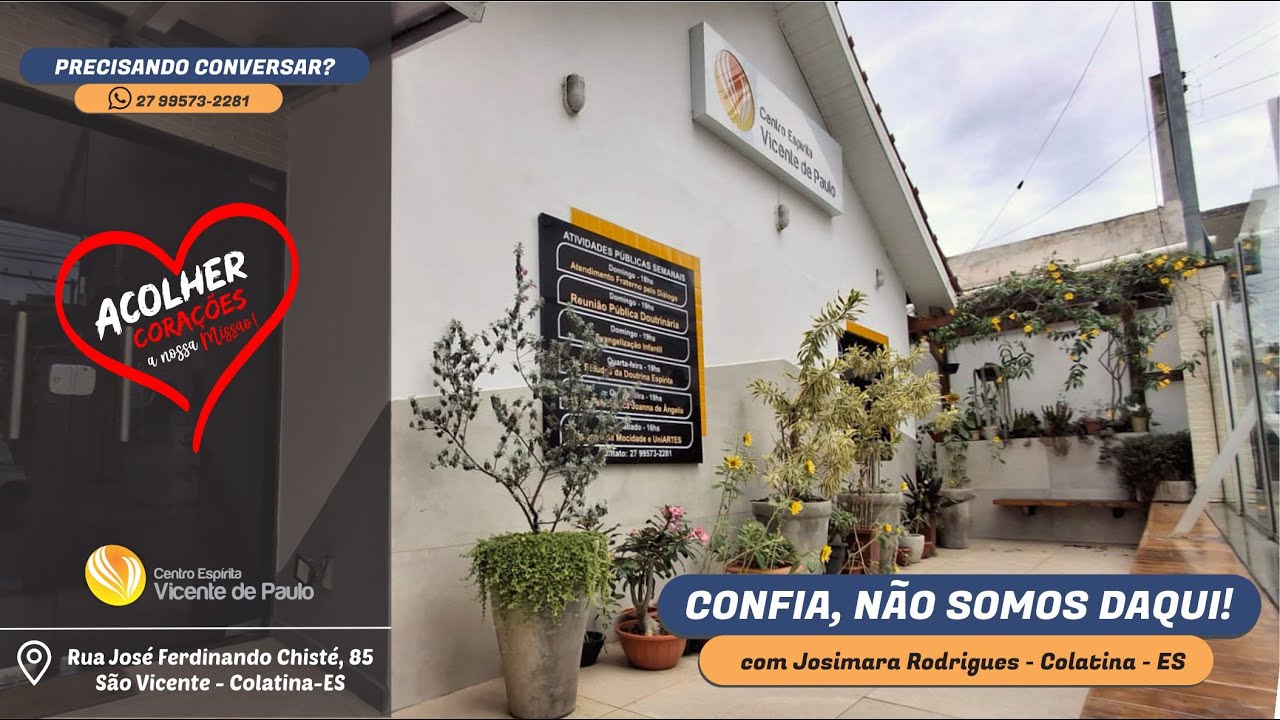 CONFIA, NÃO SOMOS DAQUI = por Josimara Rodrigues - Colatina - ES