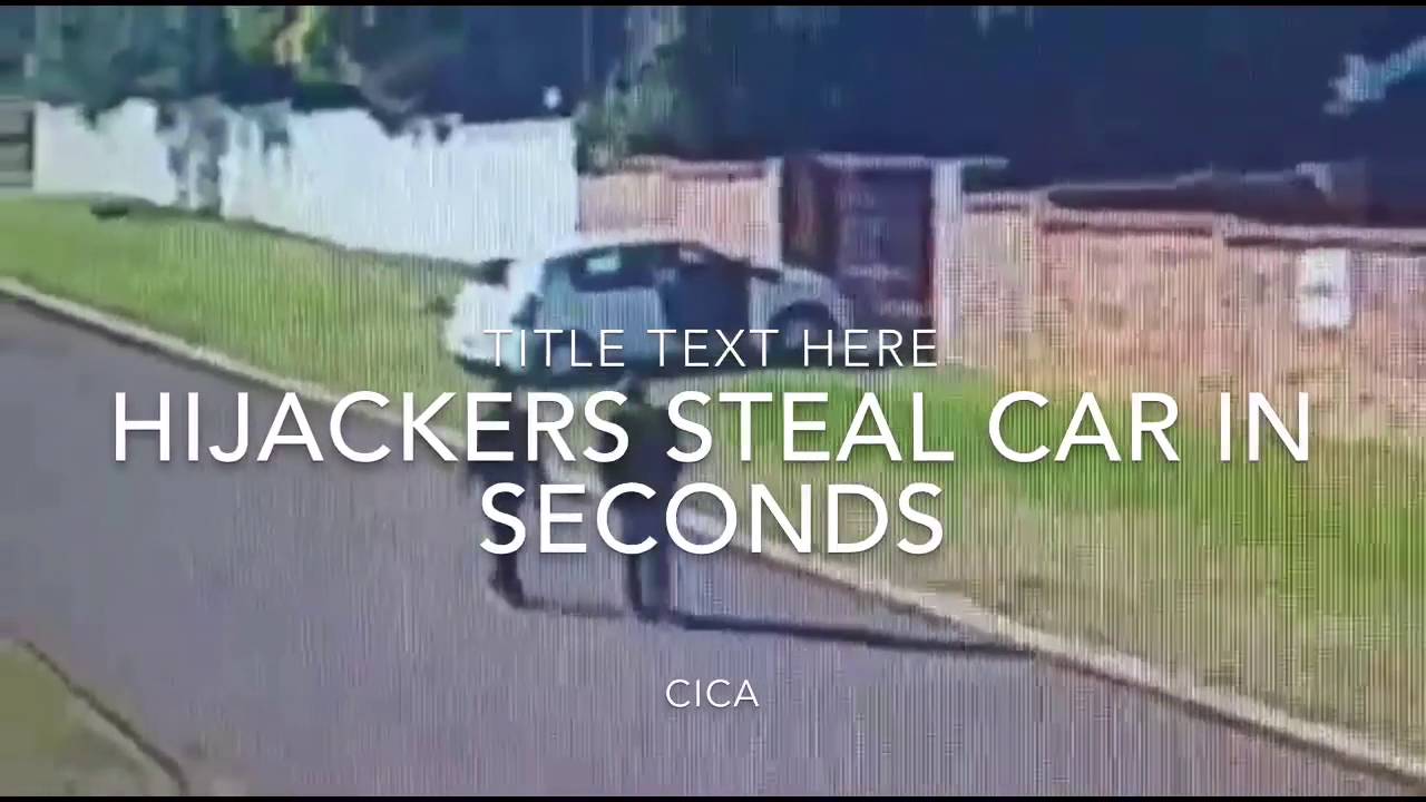 Driveway Carjacking / Hijack - Pedestrians steal car from resident