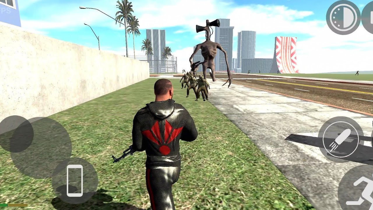 Franklin Vs Sirenhead || Indian bike driving 3d game 